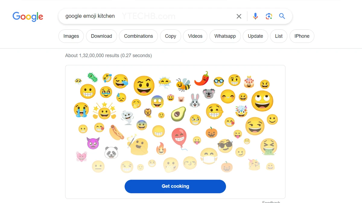 Comment utiliser Emoji Kitchen de Google sur iPhone, Android et PC 4 Comment utiliser Google Emoji Kitchen sur PC