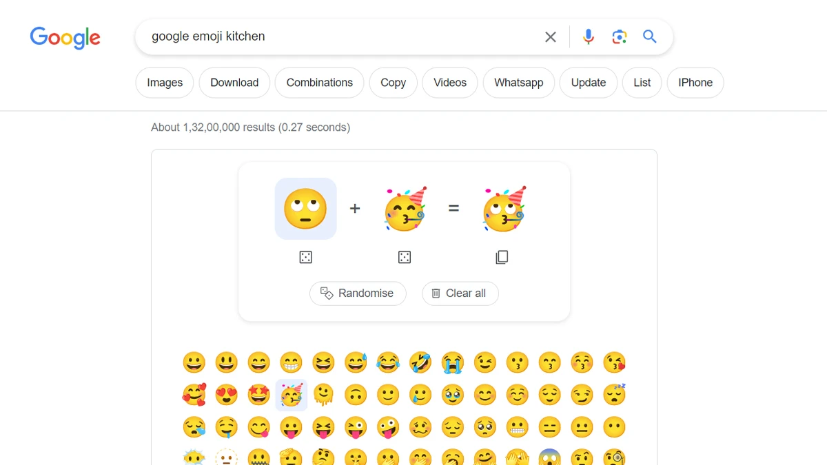 Comment utiliser Emoji Kitchen de Google sur iPhone, Android et PC 5 Comment utiliser Google Emoji Kitchen sur PC
