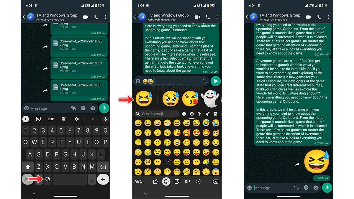 Comment utiliser Emoji Kitchen de Google sur iPhone, Android et PC 6 Comment utiliser Google Emoji Kitchen sur Android