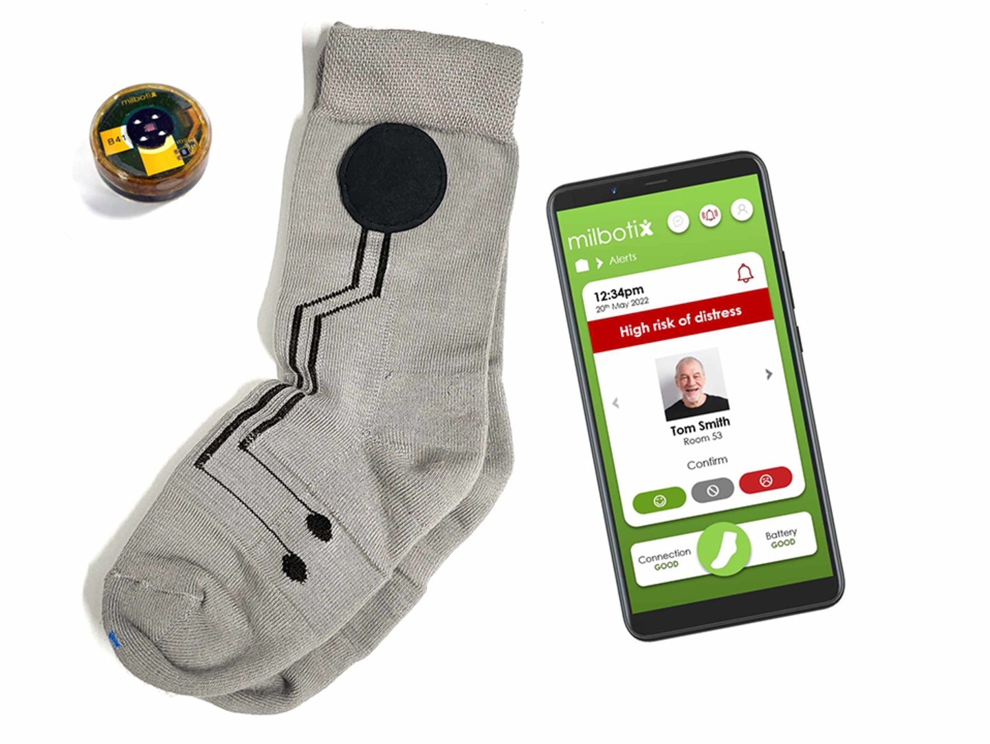 Ces chaussettes prédisent les épisodes d'anxiété et d'agressivité chez les personnes atteintes d'Alzheimer et de démence 3 Ces chaussettes prédisent des épisodes d'anxiété et d'agressivité chez les personnes atteintes d'Alzheimer et de démence