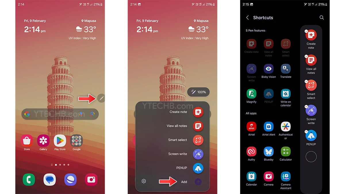 Comment ajouter des raccourcis d'application au menu Air Command sur le Galaxy S24 Ultra 2 Comment ajouter des raccourcis d'applications au menu Air Command sur le Galaxy S24 Ultra