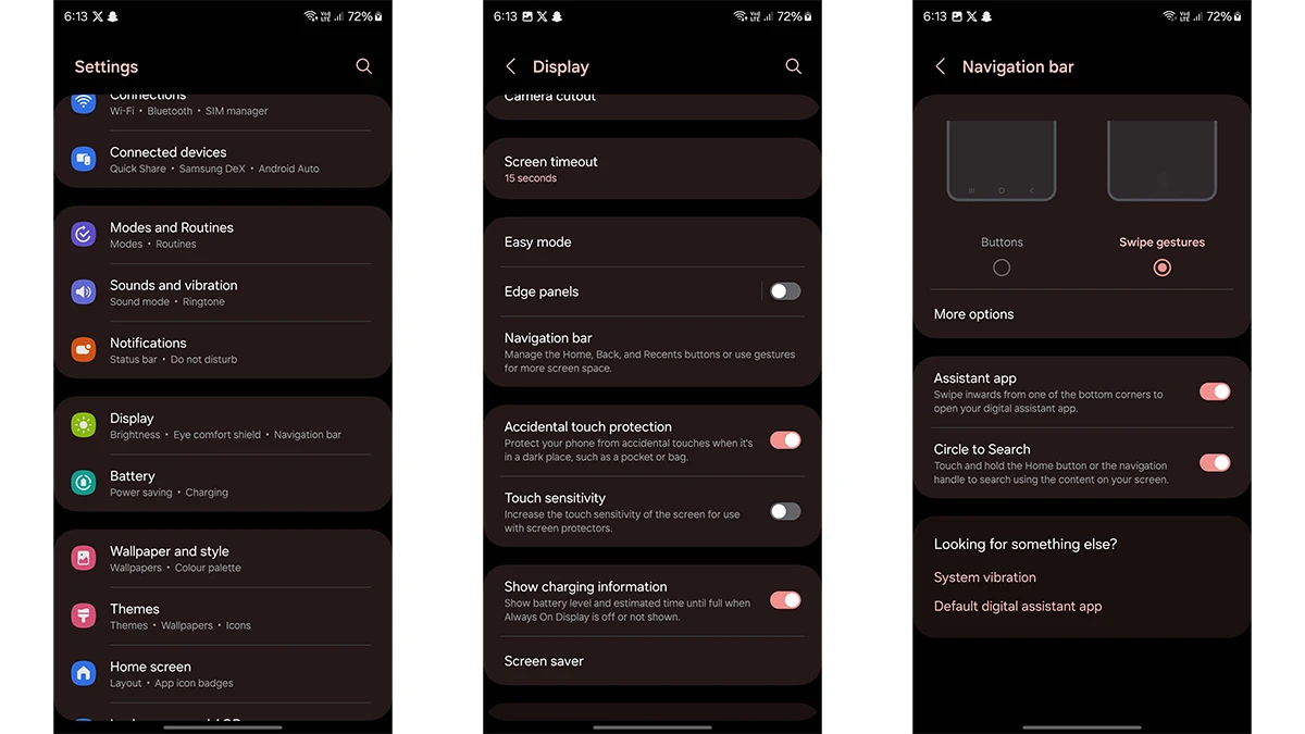 Comment masquer la barre de gestes sur Samsung Galaxy S24 2 Comment masquer la barre de gestes sur le Samsung Galaxy S24
