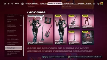 fortnite lady gaga comment obtenir ses skins