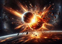 Científicos capturan el momento exacto en el que dos planetas colisionan y crean uno nuevo