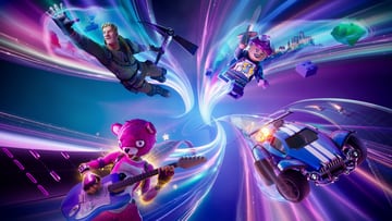 fortnite experiencias mundos hub lego fortnite rocket racing festival