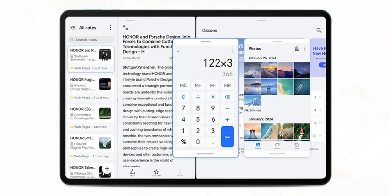 Voici la toute nouvelle tablette HONOR Pad 9: ultra équipée, conçue pour jouer et travailler 6 Honor Pad 9 Tablet Multi Fenetre