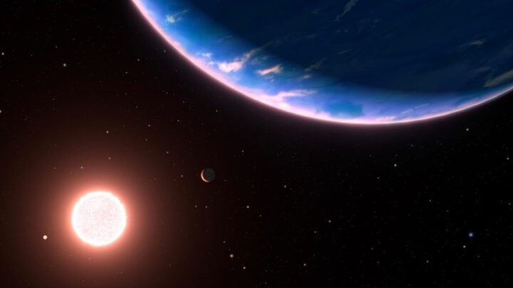 Hubble a trouvé de la vapeur d'eau dans l'atmosphère d'une petite exoplanète 2 Illustration exoplanète GJ 9827d