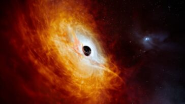 Un trou noir supermassif en chemin vers une collision avec notre galaxie, la Voie lactée ! 6 Crédit : ESO/M. Kornmesser