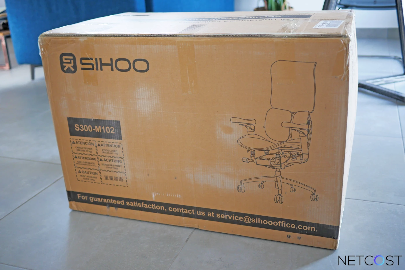 Sihoo S300 : Présentation et utilisation de la chaise ultra ergonomique et futuriste 2 Sihoo Doro S300 Ergonomic Office Chair Reviews Netcost (1)