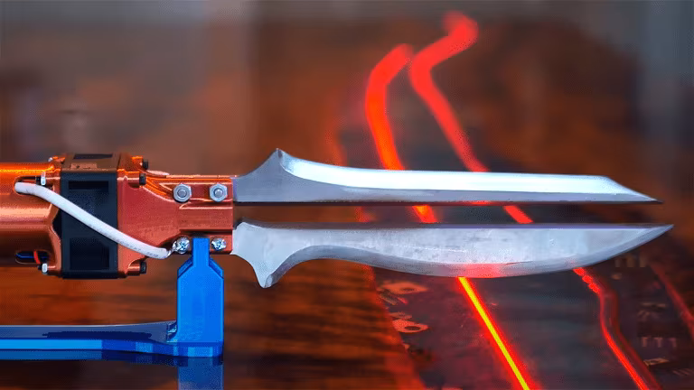 Un fan parvient à construire un couteau à plasma fonctionnel : il s'est inspiré d'un jeu vidéo 2 Un amateur parvient à construire un couteau plasma qui fonctionne : il s'est basé sur un jeu vidéo