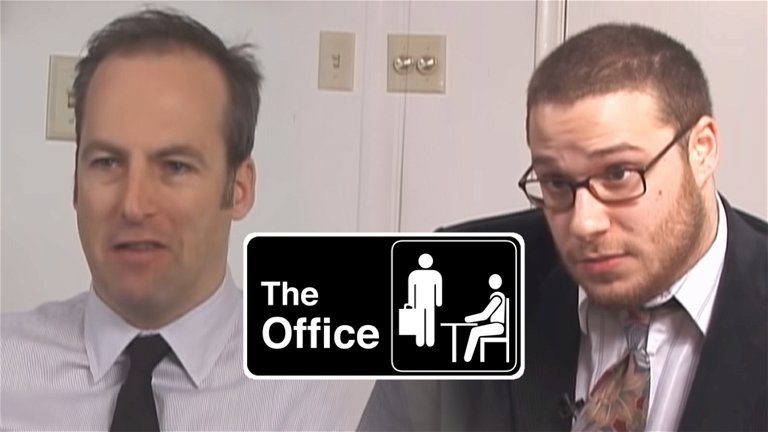 écartés de 'The Office': Bob Odenkirk en tant que Michael Scott et Seth Rogen en tant que Dwight 2 Descartados de 'The Office': ¿Bob Odenkirk como Michael Scott y Seth Rogen como Dwight?