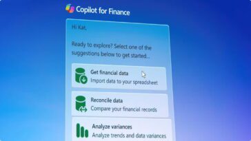 Microsoft veut dynamiser les applications financières avec Copilot for Finance 9 Microsoft wants to supercharge financial applications with Copilot for Finance