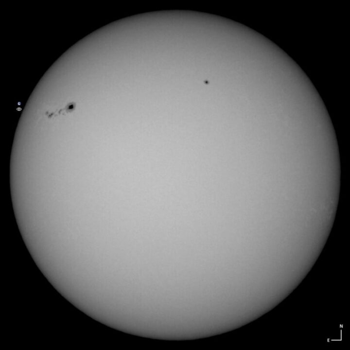 Photographies de la tache solaire AR3590 montrent qu'elle est la plus grande du Cycle Solaire 25 4 1709496352 889 Photographies de la tache solaire AR3590 montrent quelle est la