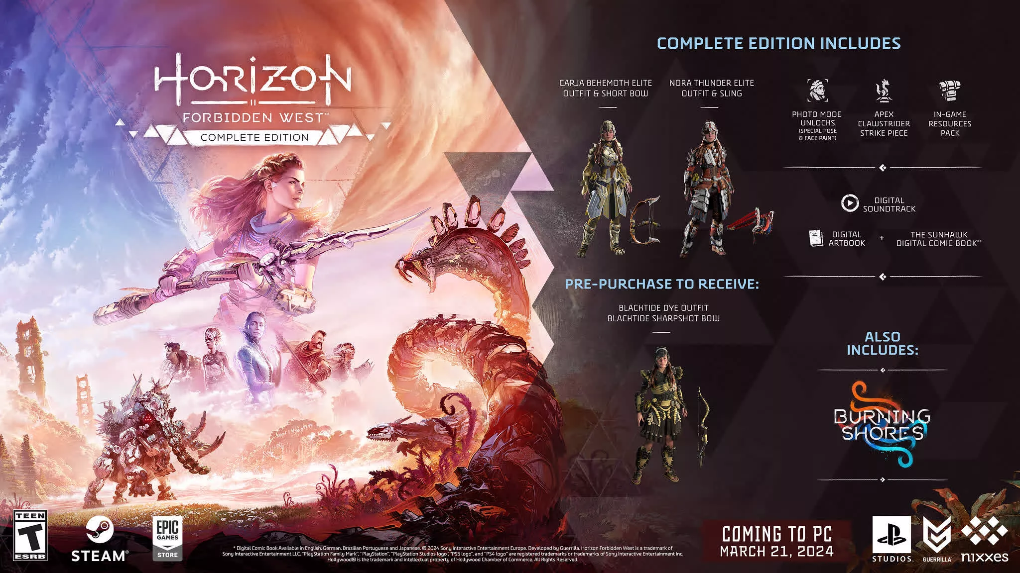 1709683213 813 Horizon Forbidden West arrive sur PC le 21 mars necessite
