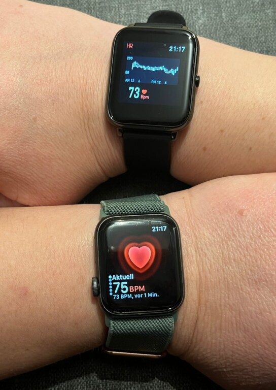 Apple Watch vs. Clone à 20€ : Vainqueur indiscutable 7 Pulsmessung AppleWatch