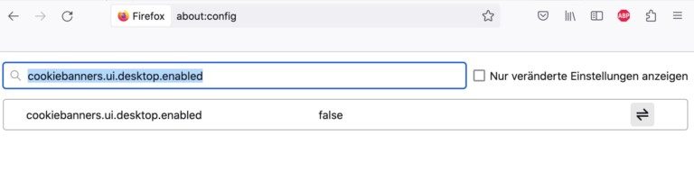 Firefox : Désactivez définitivement les irritants bannières de cookies 4 Cookiebanner ablehnen Firefox