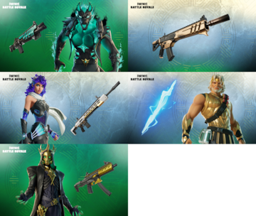 fortnite chapitre 5 saison 2 mythes et mortels nouvelles armes