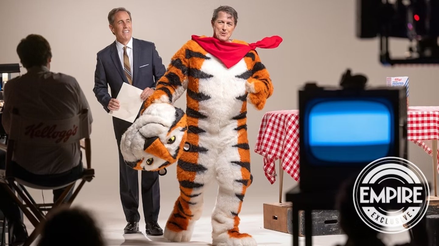 Hugh Grant comme Tigre Tony dans la première comédie réalisée par Jerry Seinfeld
