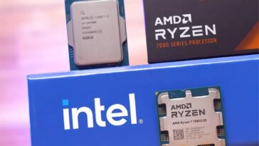 Intel a expédié 50 millions de processeurs PC au quatrième trimestre 2023, soit six fois plus qu'AMD 24 Intel shipped 50 million PC CPUs in Q4 2023, six times as many as AMD