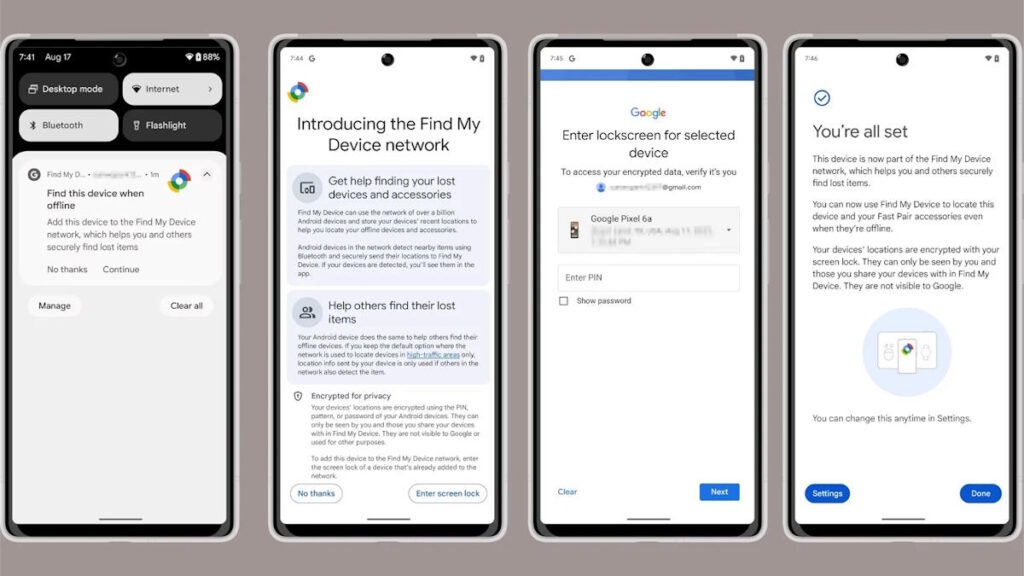 Google prépare Android 15 pour pouvoir retrouver un smartphone même éteint 4 Android 15 Google Find Smartphone éteint