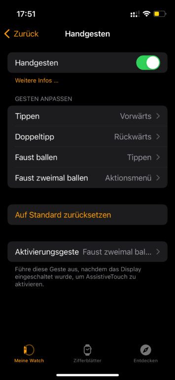 Contrôler l'Apple Watch avec ces gestes du doigt 3 Fingergesten Apple Watch