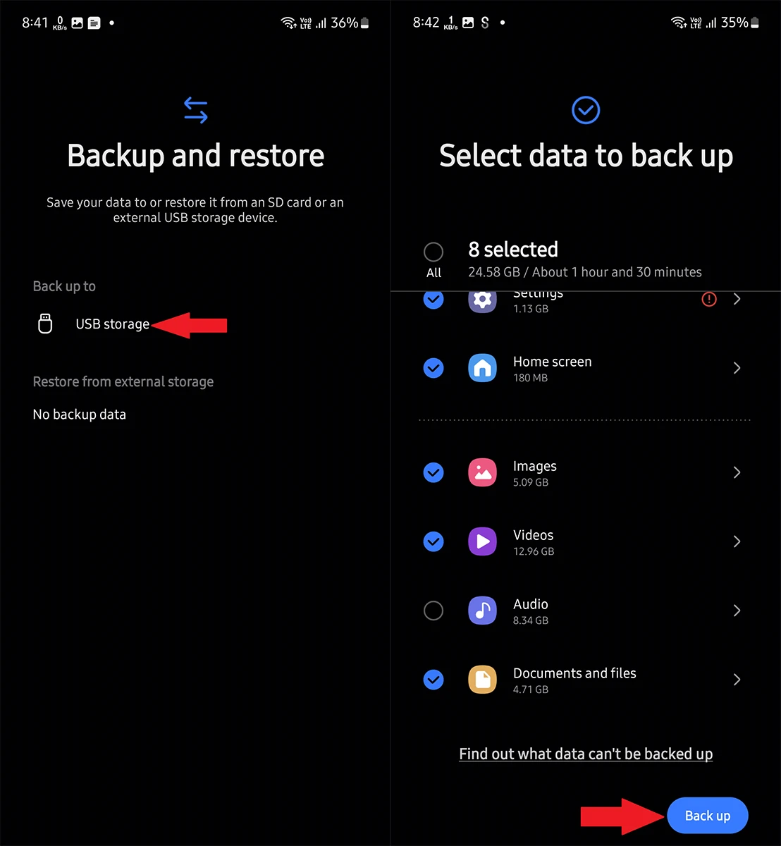 Comment sauvegarder un téléphone Samsung Galaxy sur un PC et dans le Cloud 5 How to Backup Samsung Galaxy Phone