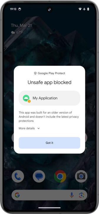 Android 15 pourrait laisser derrière lui de nombreuses applications créées pour le système Google 3 Version des applications Google Android 15