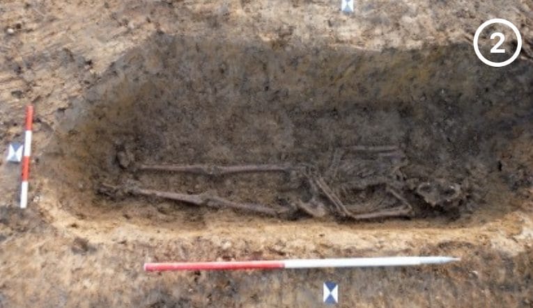 Possible cas de crucifixion découvert en Angleterre: comment on mourait par le supplice 3 Le squelette 4926 de l'homme probablement crucifié. Crédit : Galassi et al.