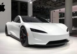 Illustration de ce à quoi pourrait ressembler une Tesla de marque Apple