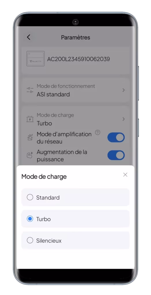 TEST Batterie BLUETTI AC200L: Nouvelle version plus rapide, silencieuse et compacte de l'AC200MAX 26 Bluetti Ac200l Application Mobile (5)