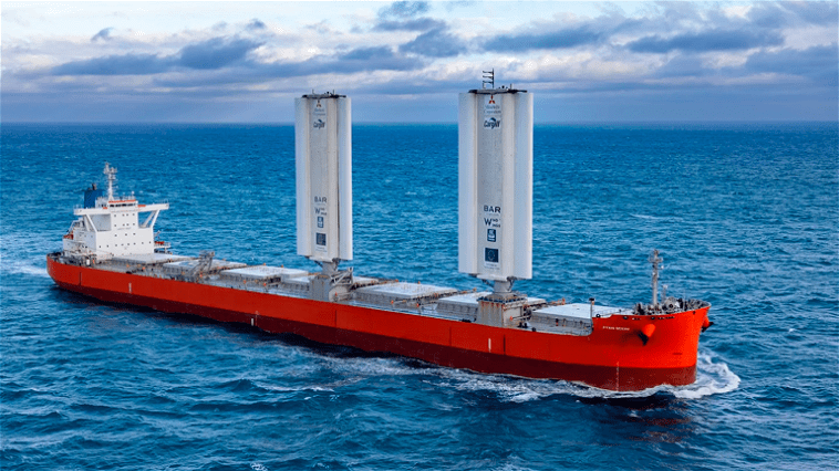 Ce cargo à voiles peut sembler étrange, mais pourrait détenir la clé de la navigation écologique 1 Ce cargo à voiles peut sembler étrange, mais il pourrait avoir la clé de la navigation écologique