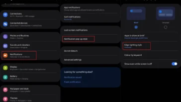 Comment personnaliser les notifications d'éclairage de bord sur les téléphones Galaxy 24 Personnaliser Edge Lighting sur Samsung Galaxy