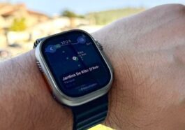 Image Apple Watch Ultra 2 avec application Maps ouverte sur les sentiers