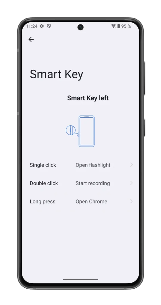 FOSSiBOT F106 Pro en TEST: Le premier smartphone solide avec lampe de camping et haut-parleur 103 dB 16 Fossibot F106 Pro Smart Key