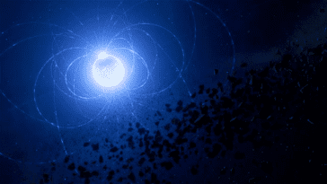 La cicatriz metálica de un astro distante revela una estrella "caníbal" que devora planetas