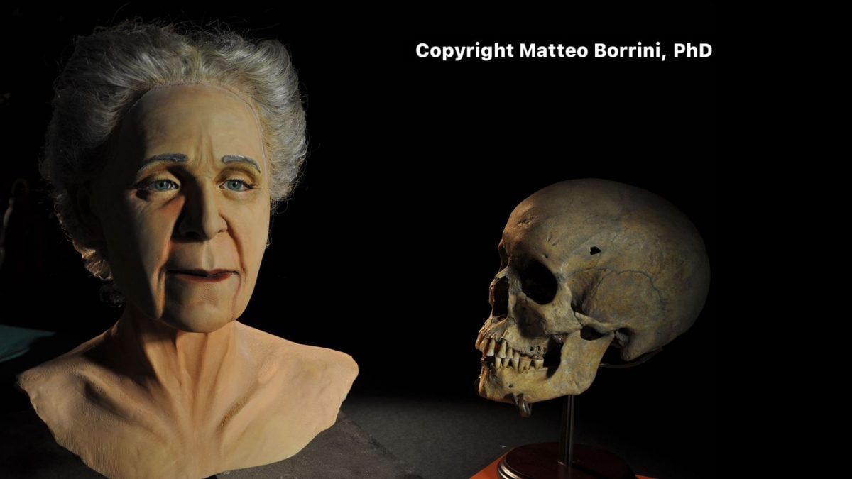 Le vrai visage de la femme "vampire" enterrée avec une brique dans la bouche : l'explication du professeur Borrini 2 Crédit : Matteo Borrini