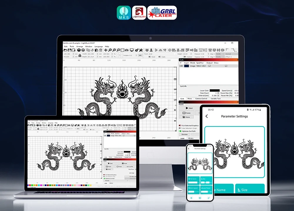 MECPOW X5: Les nouveaux maître de la gravure laser ? Voici toutes les nouveautés 9 Mecpow X5 Compatibility Software