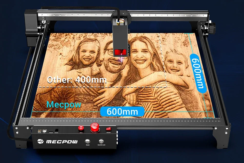 MECPOW X5: Les nouveaux maître de la gravure laser ? Voici toutes les nouveautés 4 Mecpow X5 Work Space