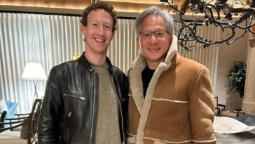 De NVIDIA à The Trump Organization : les meilleures et les pires entreprises réputées en 2024 8 Mark Zuckerberg meets with Nvidia CEO Jensen Huang, calls him the Taylor Swift of Tech