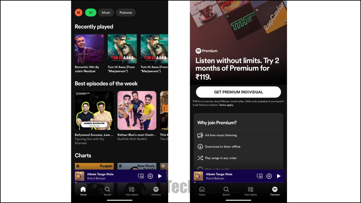 10+ Meilleures Applications Musicales pour Android pour Élever l'Expérience d'Écoute 2 Spotify