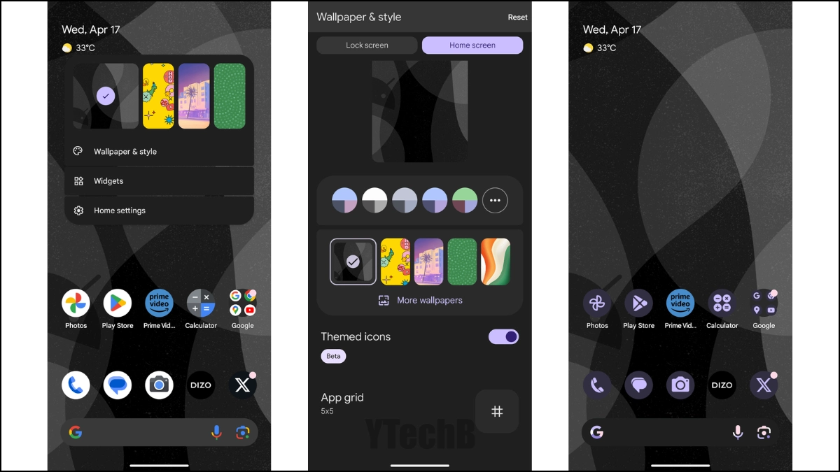 10 meilleurs conseils et astuces de personnalisation des pixels pour des looks de niveau supérieur 2 Activer les icônes à thème