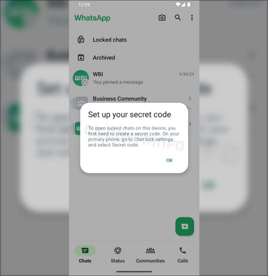 WhatsApp continue de travailler pour offrir aux utilisateurs une sécurité maximale 3 Verrouillage de la confidentialité des conversations WhatsApp