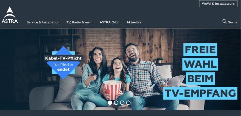 Tu vas bientôt te débarrasser de ta connexion câblée - et maintenant ? 4 Télévision satellite Astra