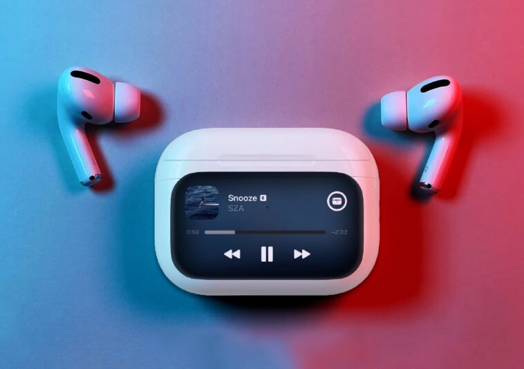 De faux étuis AirPods dotés d’un écran d’affichage apparaissent partout sur Internet 1 Fake AirPods cases that feature a display screen are popping up all over the internet