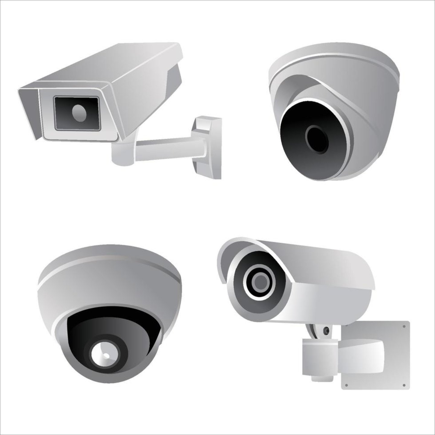 Que regarder lors de l'achat d'une caméra de surveillance intérieure 3 Différents designs de caméras de surveillance