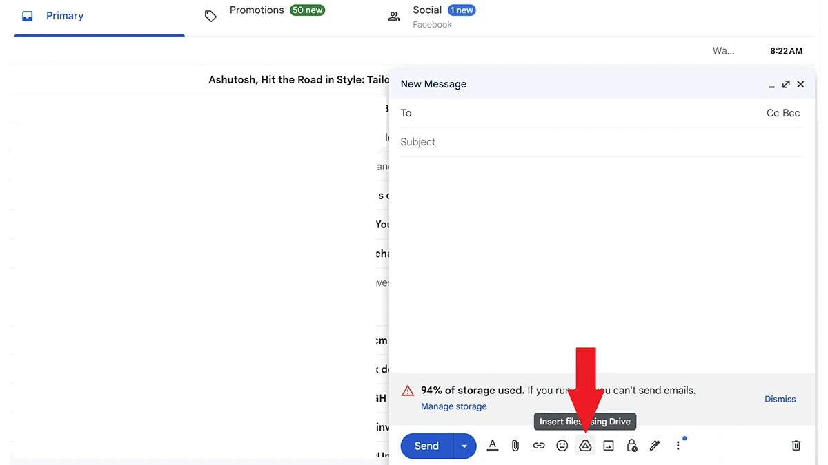 Comment envoyer des fichiers de plus de 25 Mo via Gmail 3 Comment envoyer des fichiers de plus de 25 Mo dans Gmail