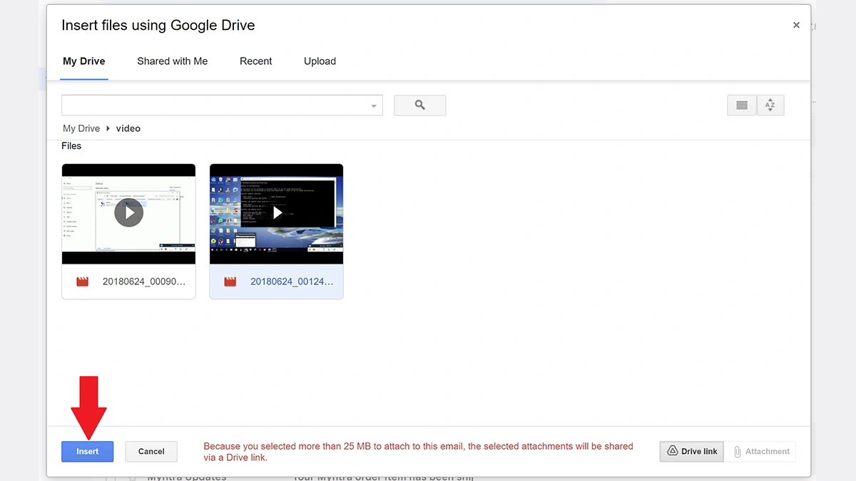 Comment envoyer des fichiers de plus de 25 Mo via Gmail 4 Comment envoyer des fichiers de plus de 25 Mo dans Gmail