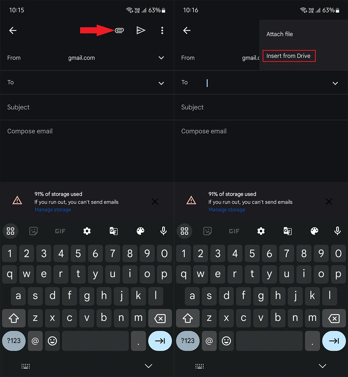 Comment envoyer des fichiers de plus de 25 Mo via Gmail 5 Comment envoyer des fichiers de plus de 25 Mo dans Gmail