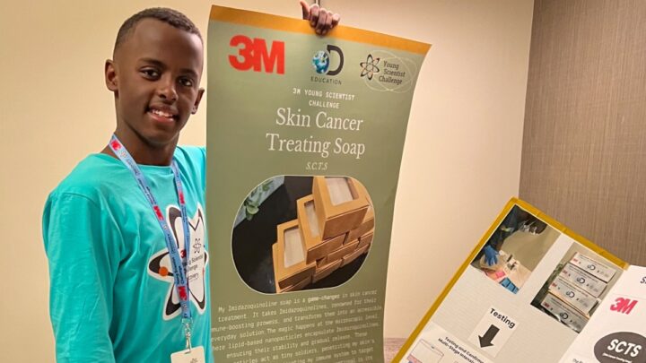 Jeune de 14 ans présente une solution innovante pour traiter le cancer de la peau : savon 5 1713264310 578 Jeune de 14 ans presente une solution innovante pour traiter
