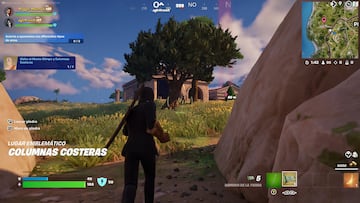 fortnite colonnes côtières localisation